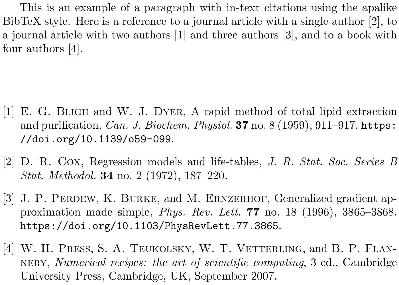 BibTeX aomplain bibliography style [examples] - BibTeX.com