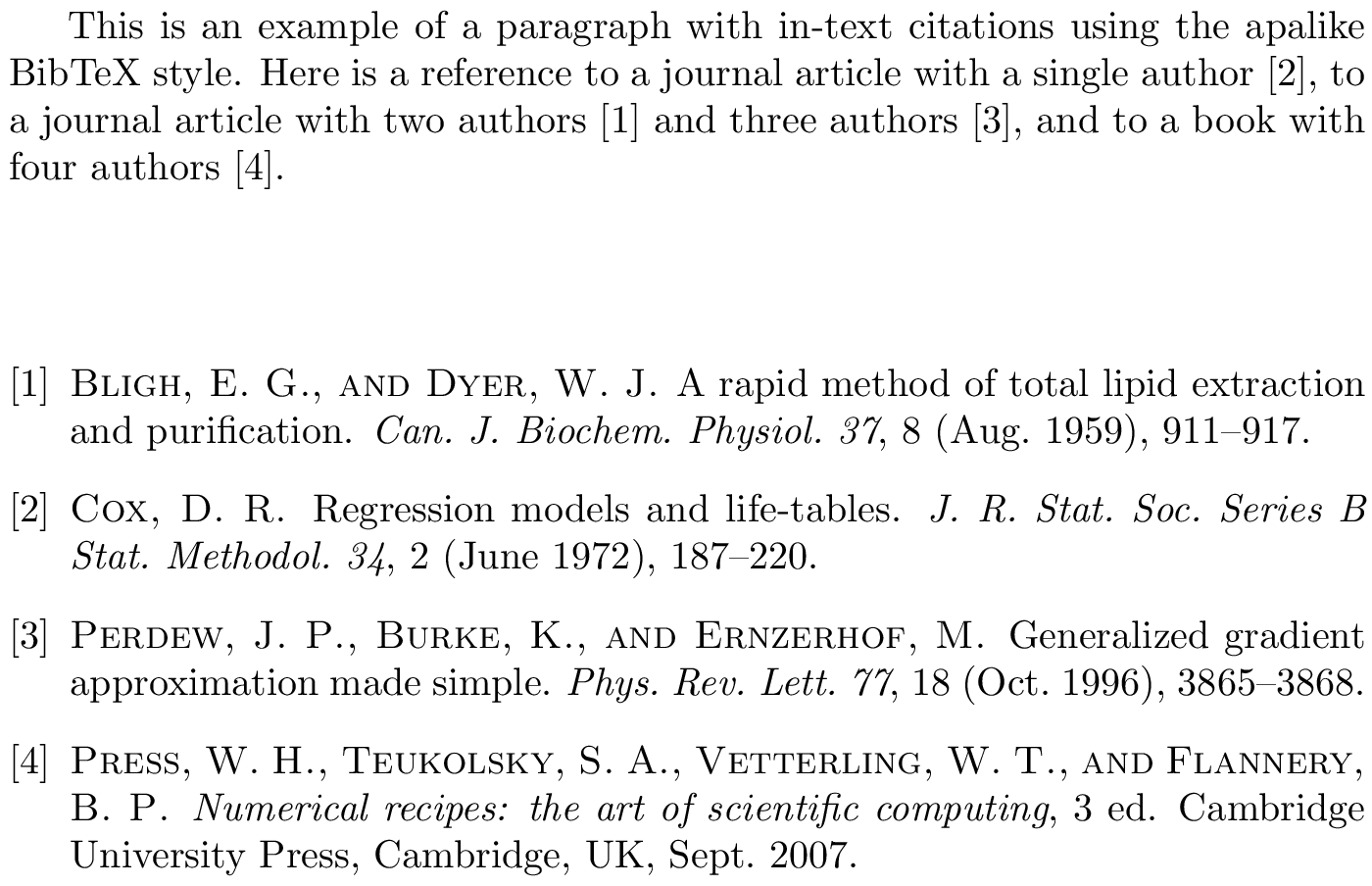 BibTeX acm bibliography style [examples] - BibTeX.com