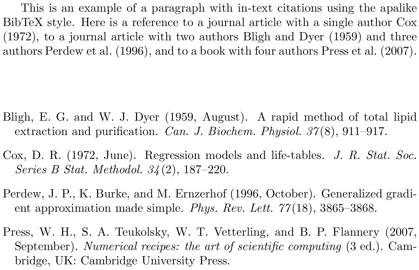 BibTeX Chicago Bibliography Style [examples] - BibTeX.com