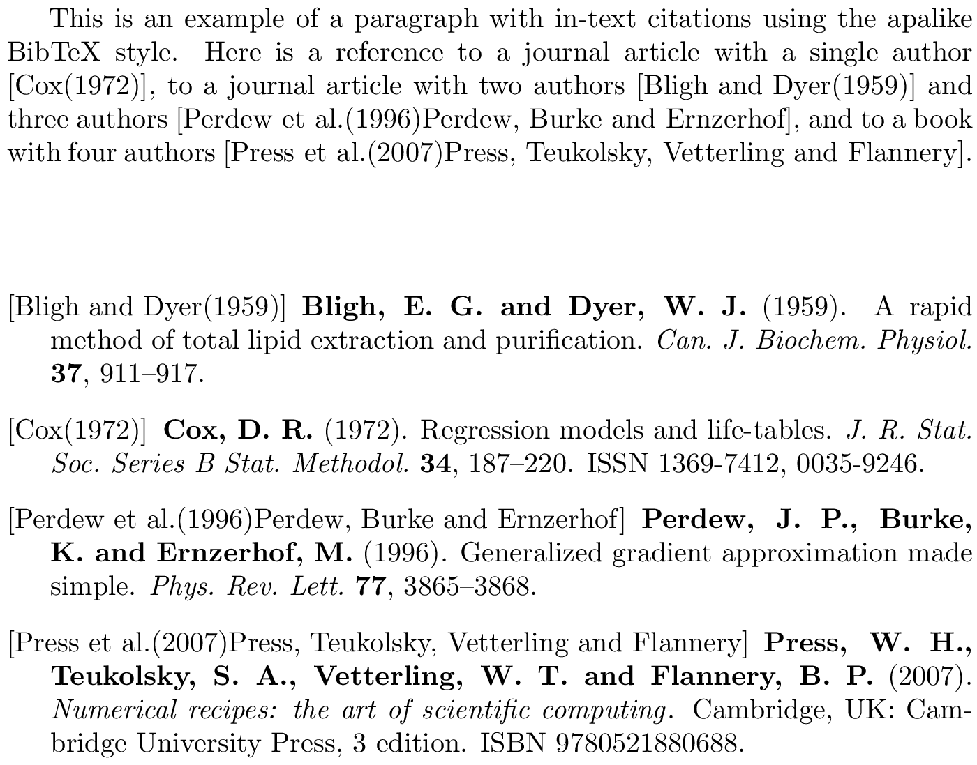 BibTeX development bibliography style [examples] - BibTeX.com