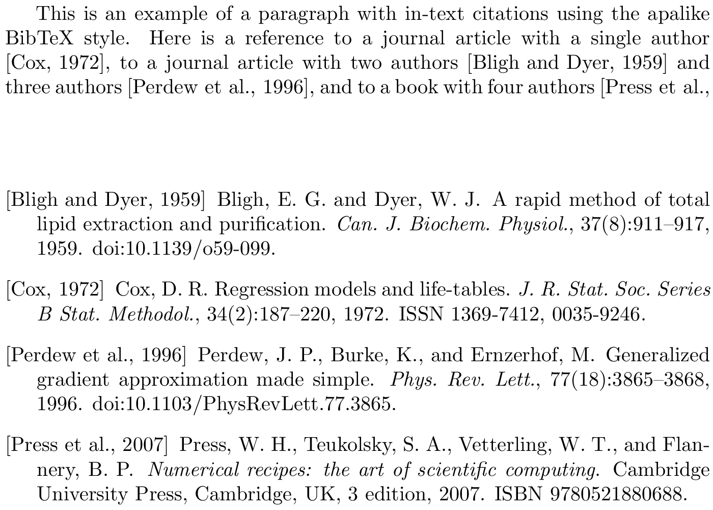 BibTeX Chronological Bibliography Style [examples] - BibTeX.com