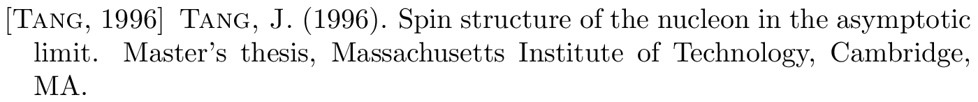 mastersthesis in bibtex