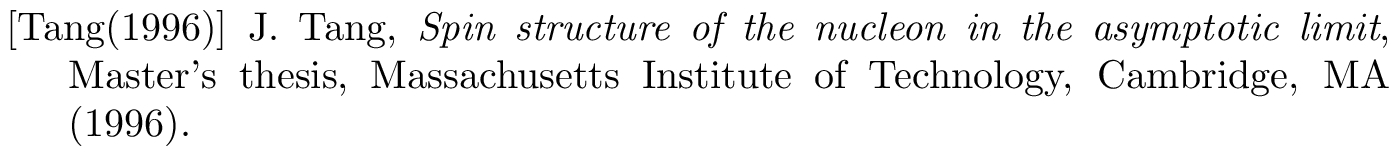 mastersthesis in bibtex